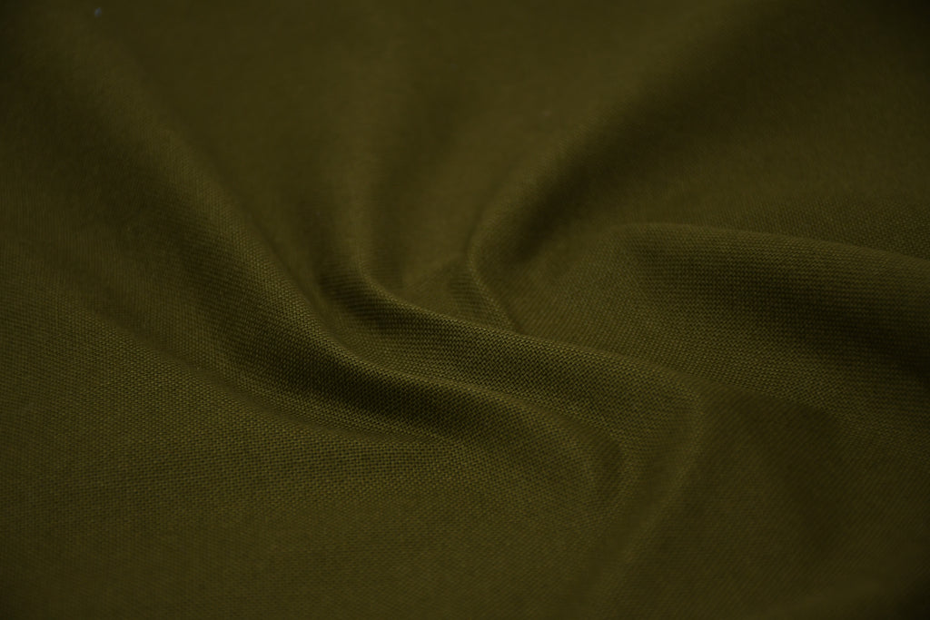 8oz 100% Cotton Canvas Fabric - Olive