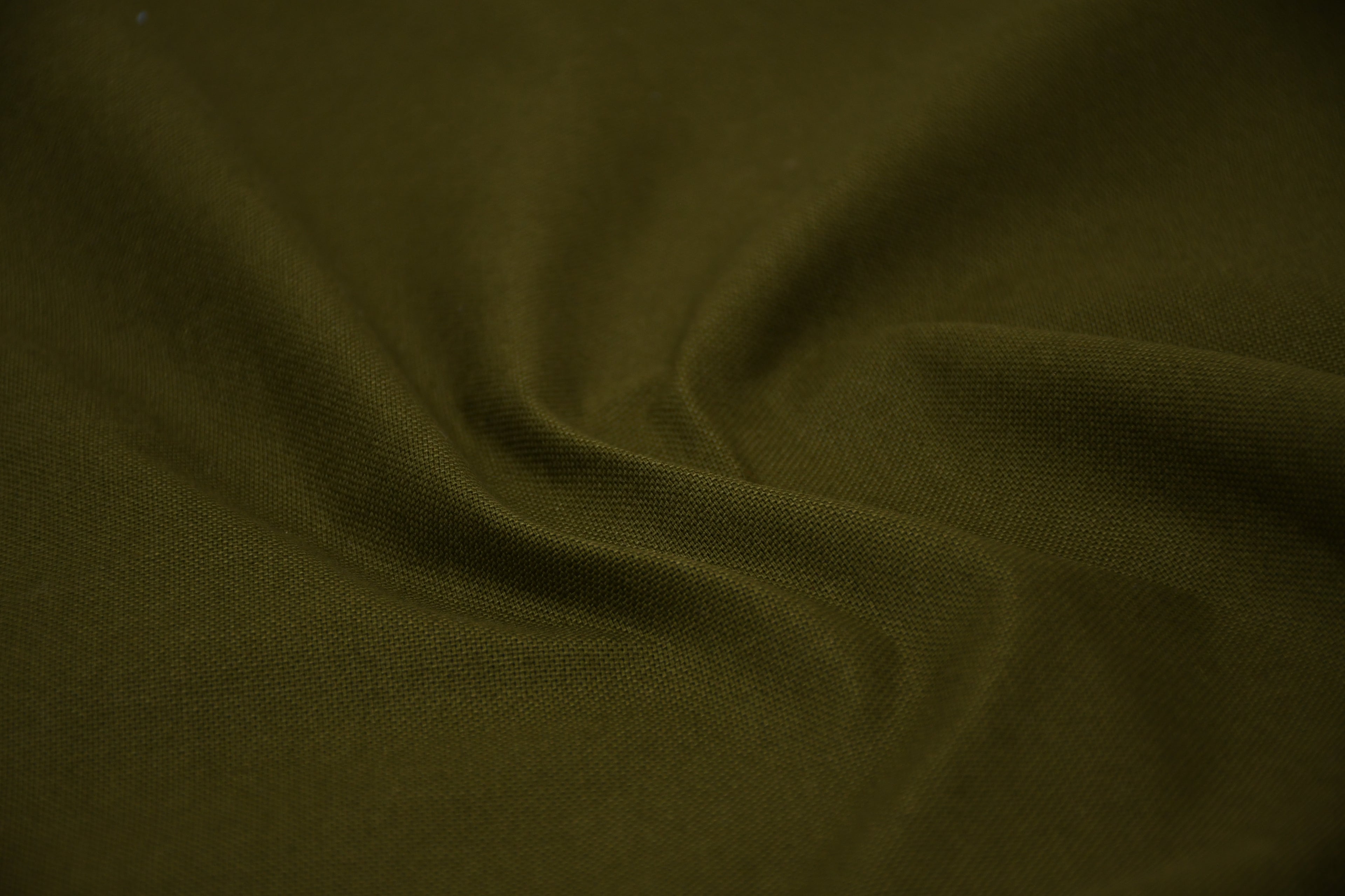 8oz 100% Cotton Canvas Fabric - Olive