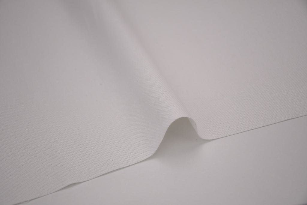 8oz 100% Cotton Canvas Fabric - Pure White