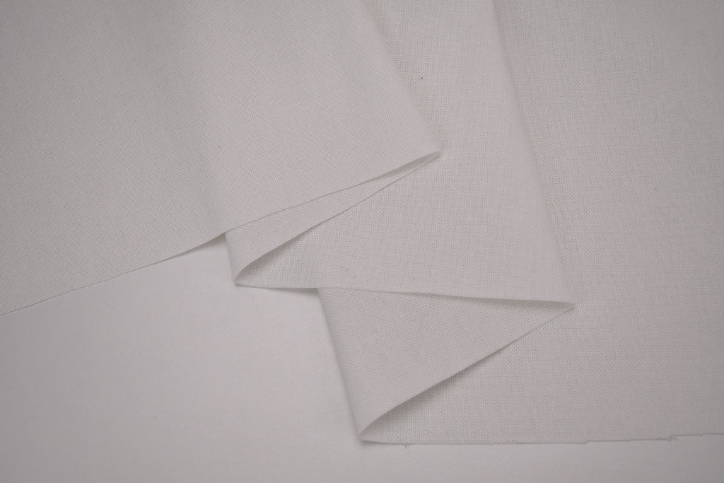 8oz 100% Cotton Canvas Fabric - Pure White