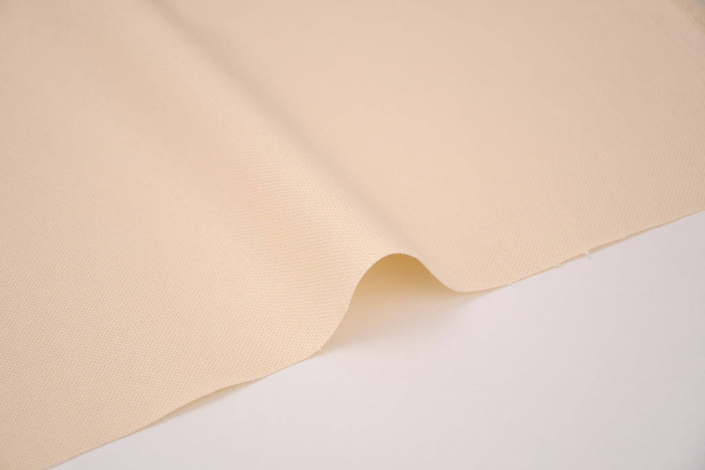 8oz 100% Cotton Canvas Fabric - Vanilla