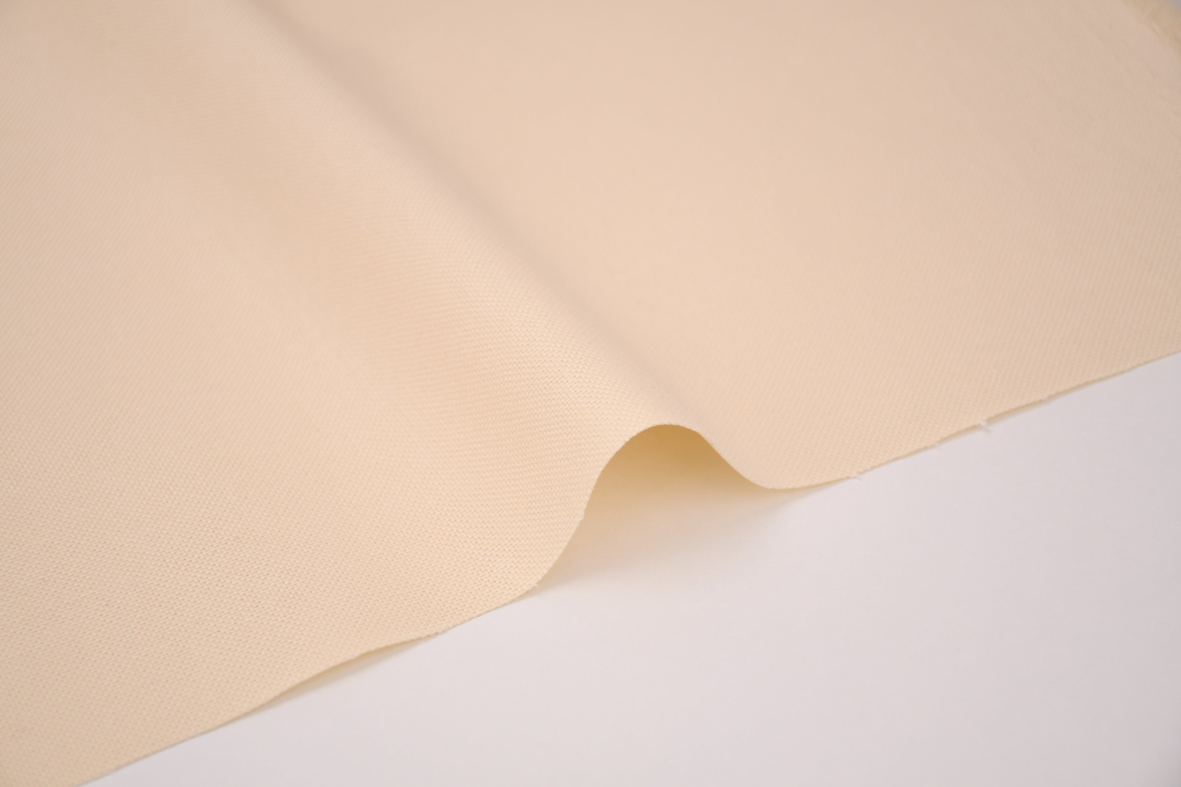 8oz 100% Cotton Canvas Fabric - Vanilla