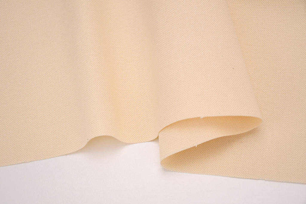 8oz 100% Cotton Canvas Fabric - Vanilla