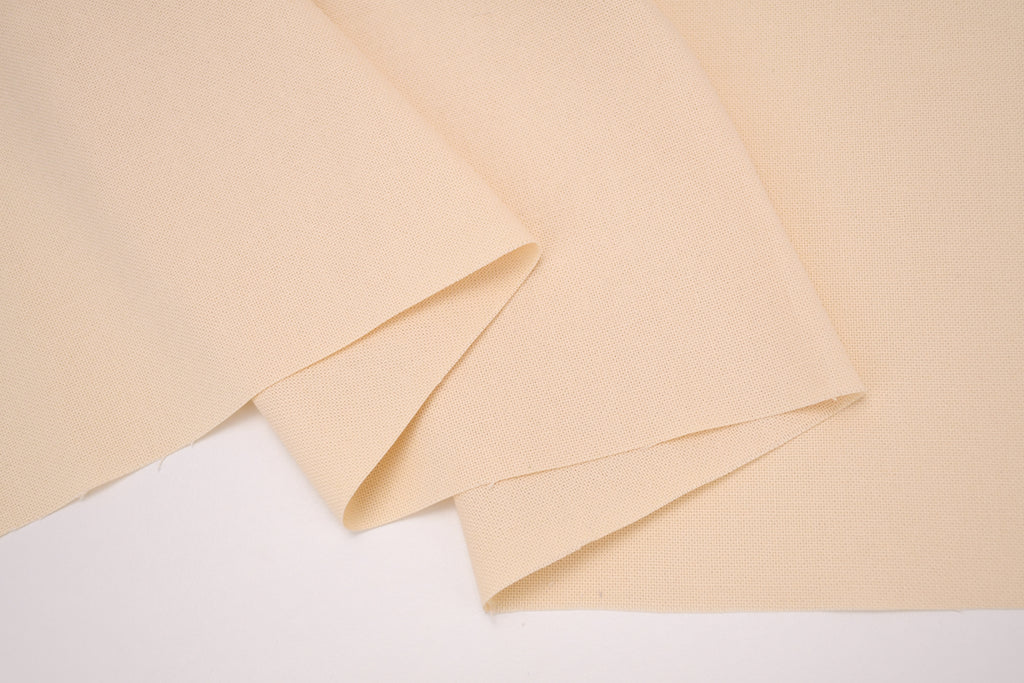 8oz 100% Cotton Canvas Fabric - Vanilla