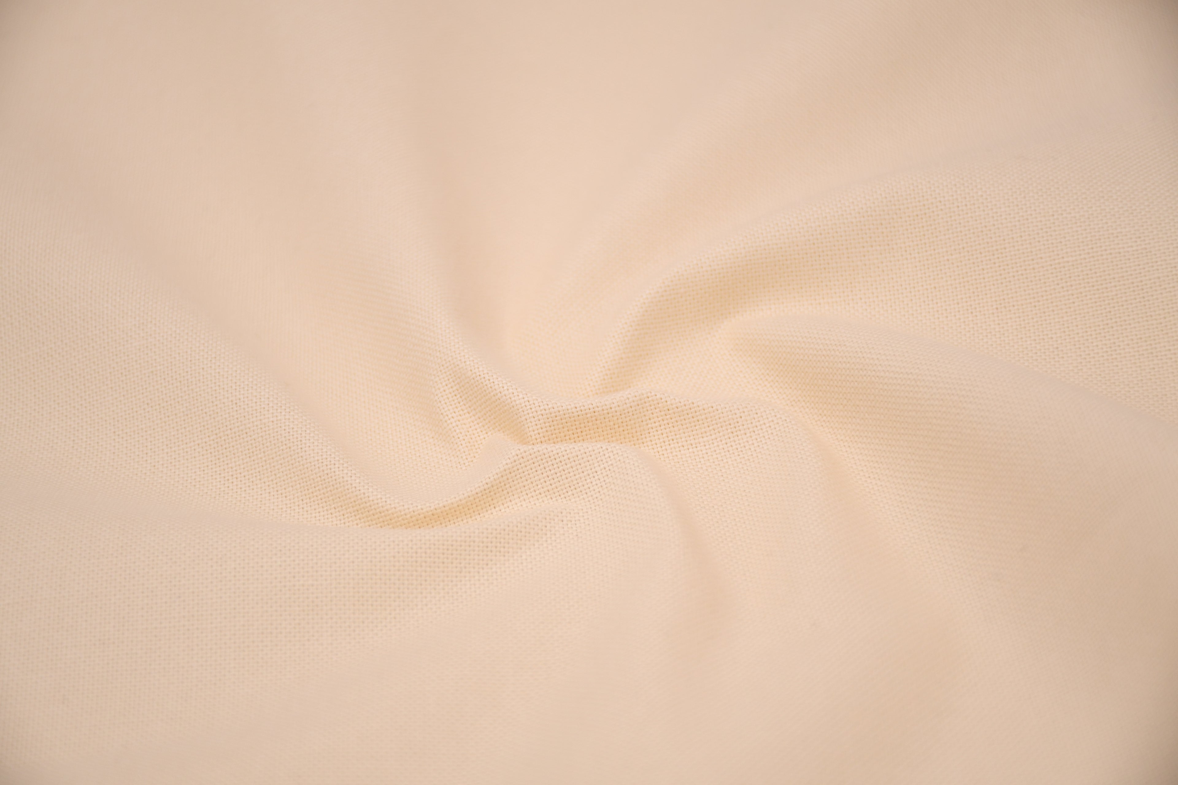 8oz 100% Cotton Canvas Fabric - Vanilla