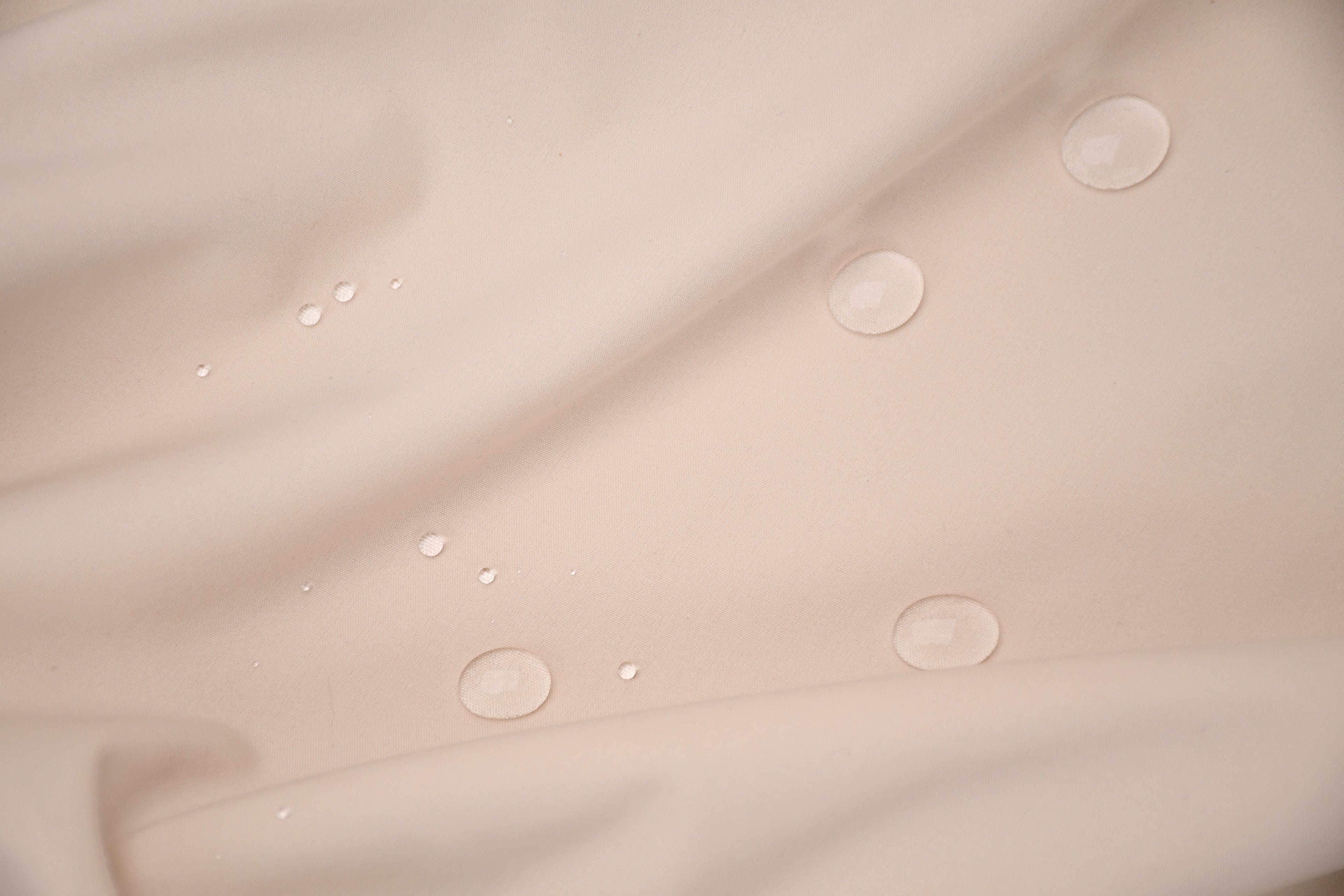 Softshell Fleece Water Repellent Fabric- Vanilla