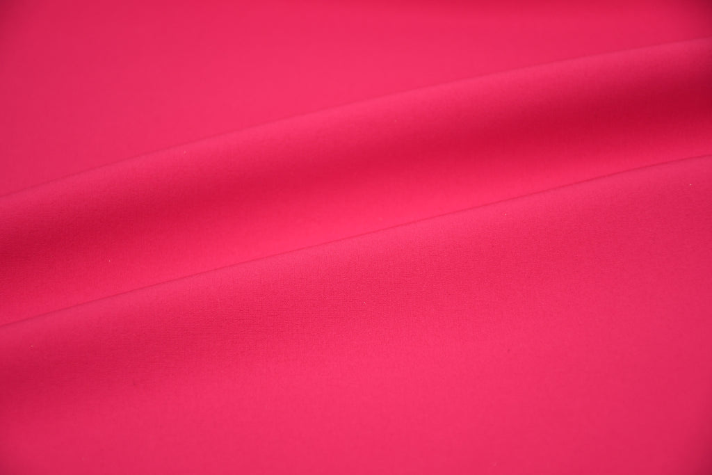 Softshell Fleece Water Repellent Fabric- Electric Pink