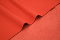 Softshell Fleece Water Repellent Fabric- Rust