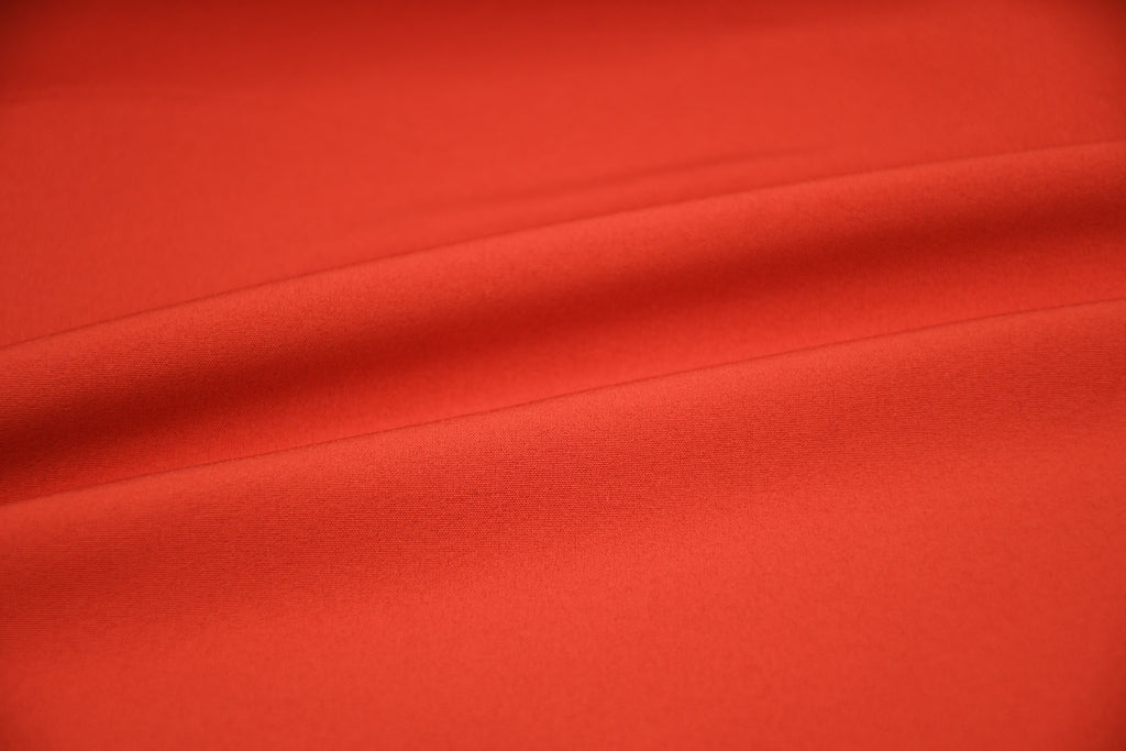 Softshell Fleece Water Repellent Fabric- Rust