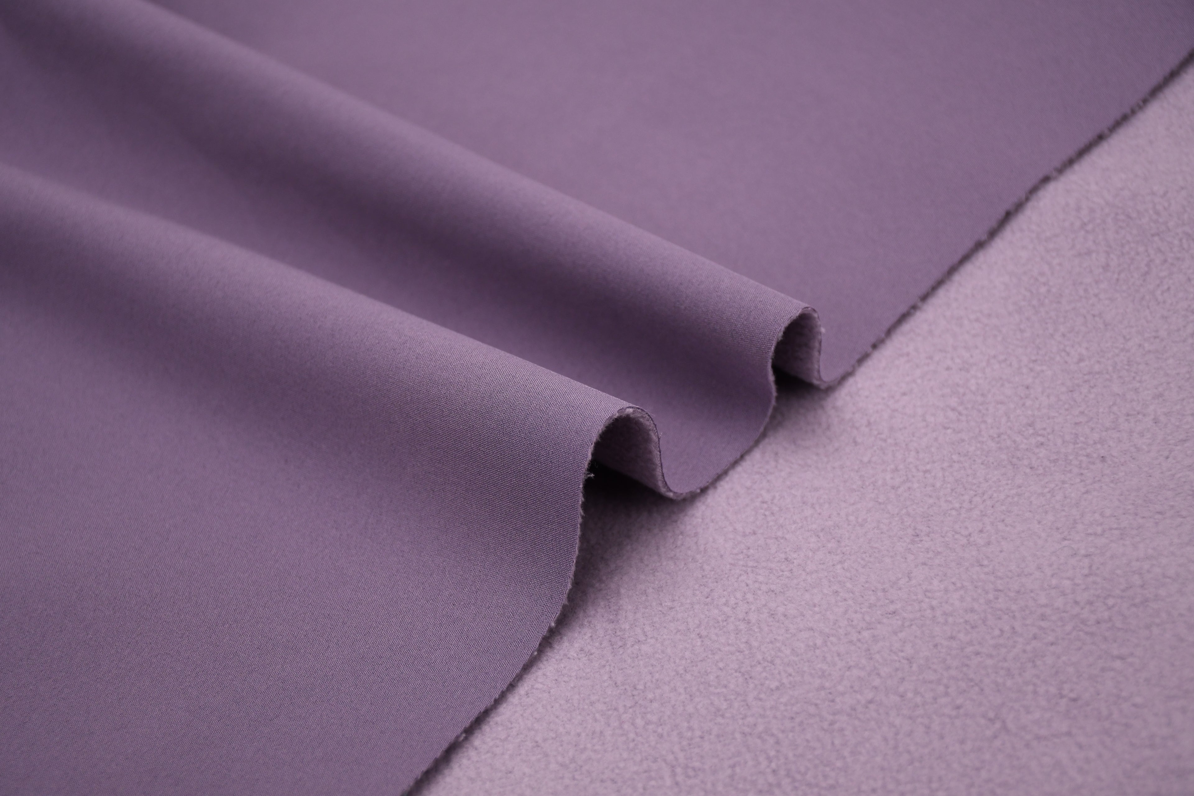 Softshell Fleece Water Repellent Fabric- Lavender