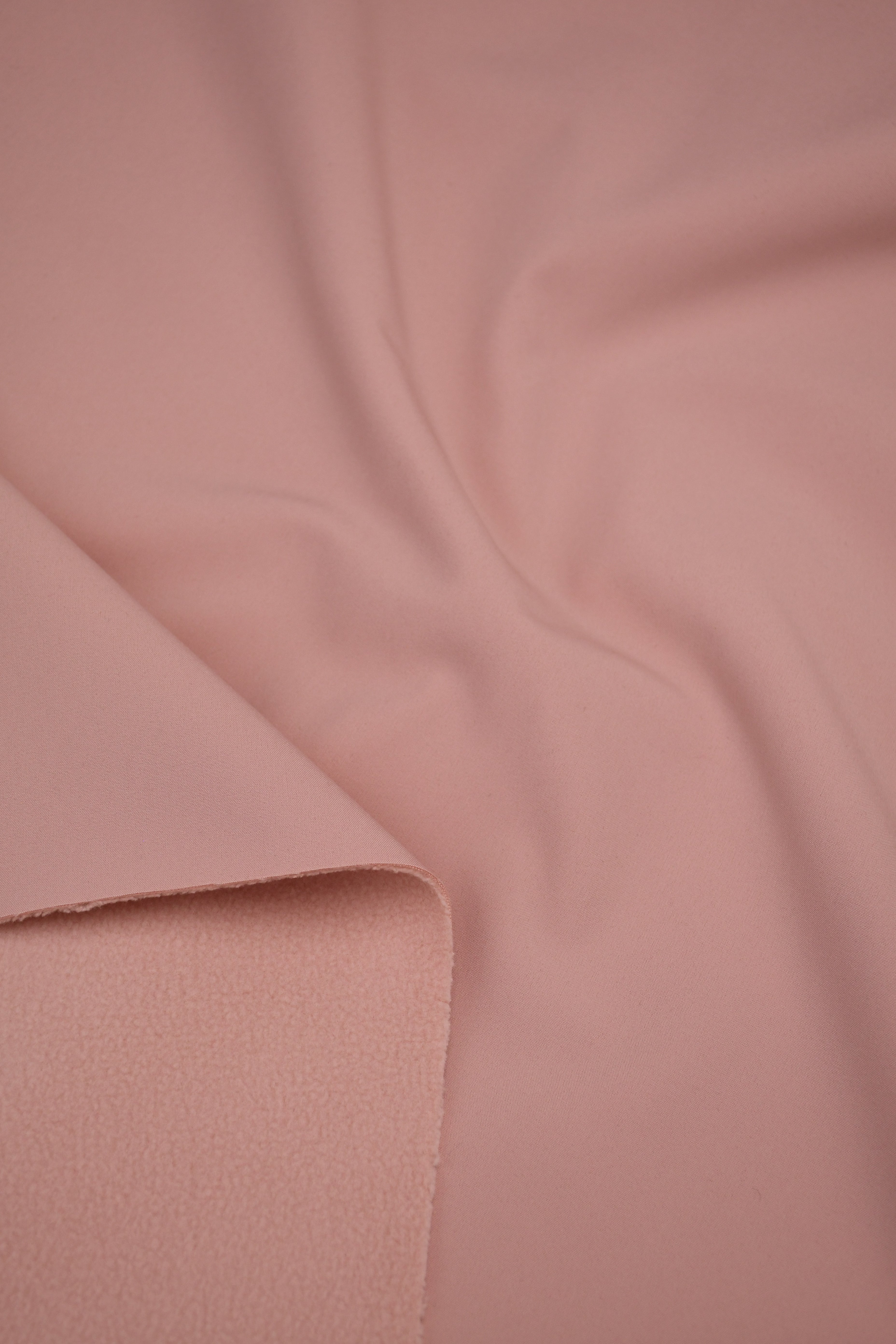 Softshell Fleece Water Repellent Fabric- Pink