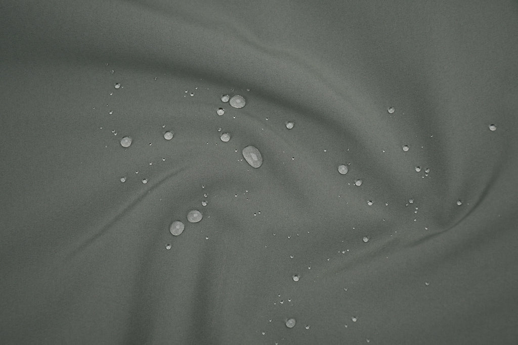 Softshell Fleece Water Repellent Fabric- Sage Green