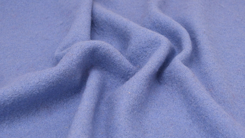 100% Pure Boiled Wool Coating Fabric -Sky