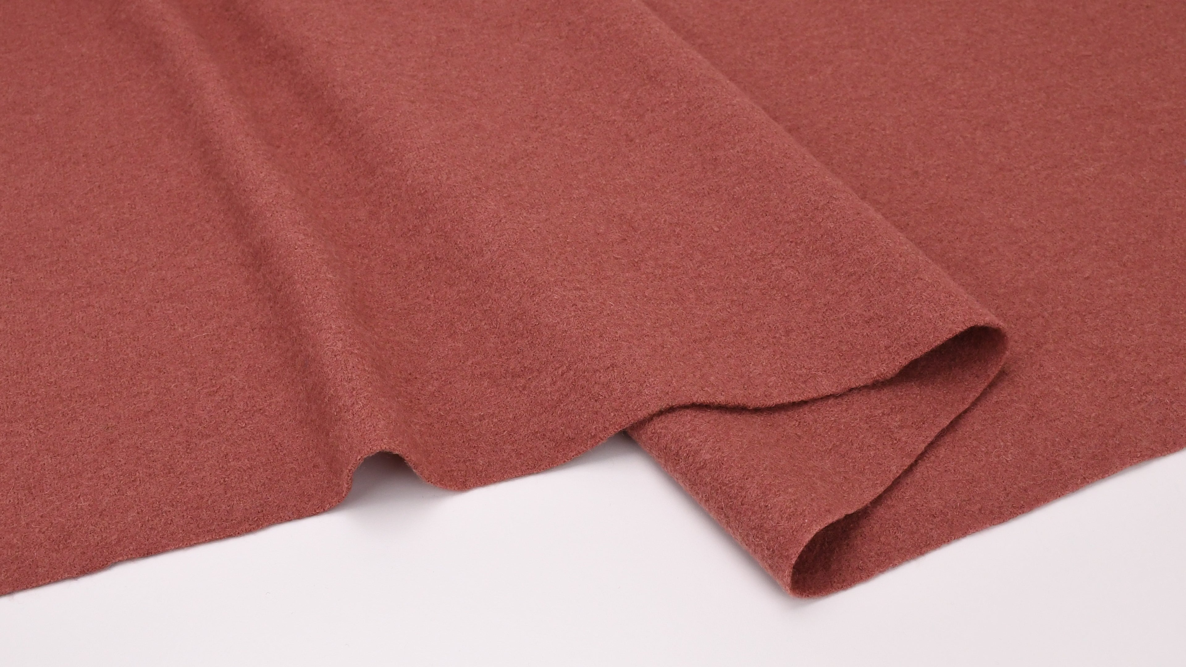 100% Pure Boiled Wool Coating Fabric -Roseberry