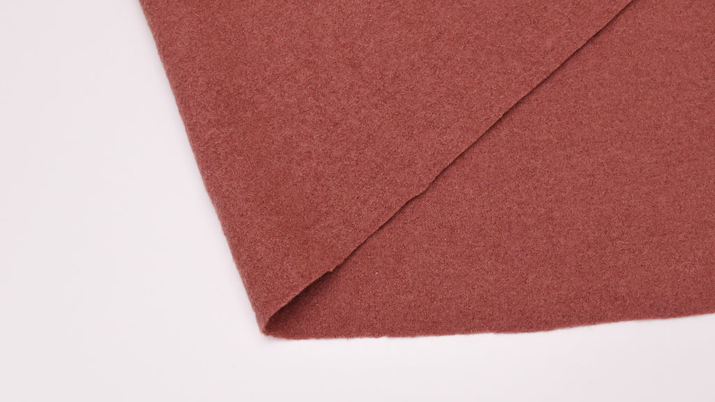 100% Pure Boiled Wool Coating Fabric -Roseberry