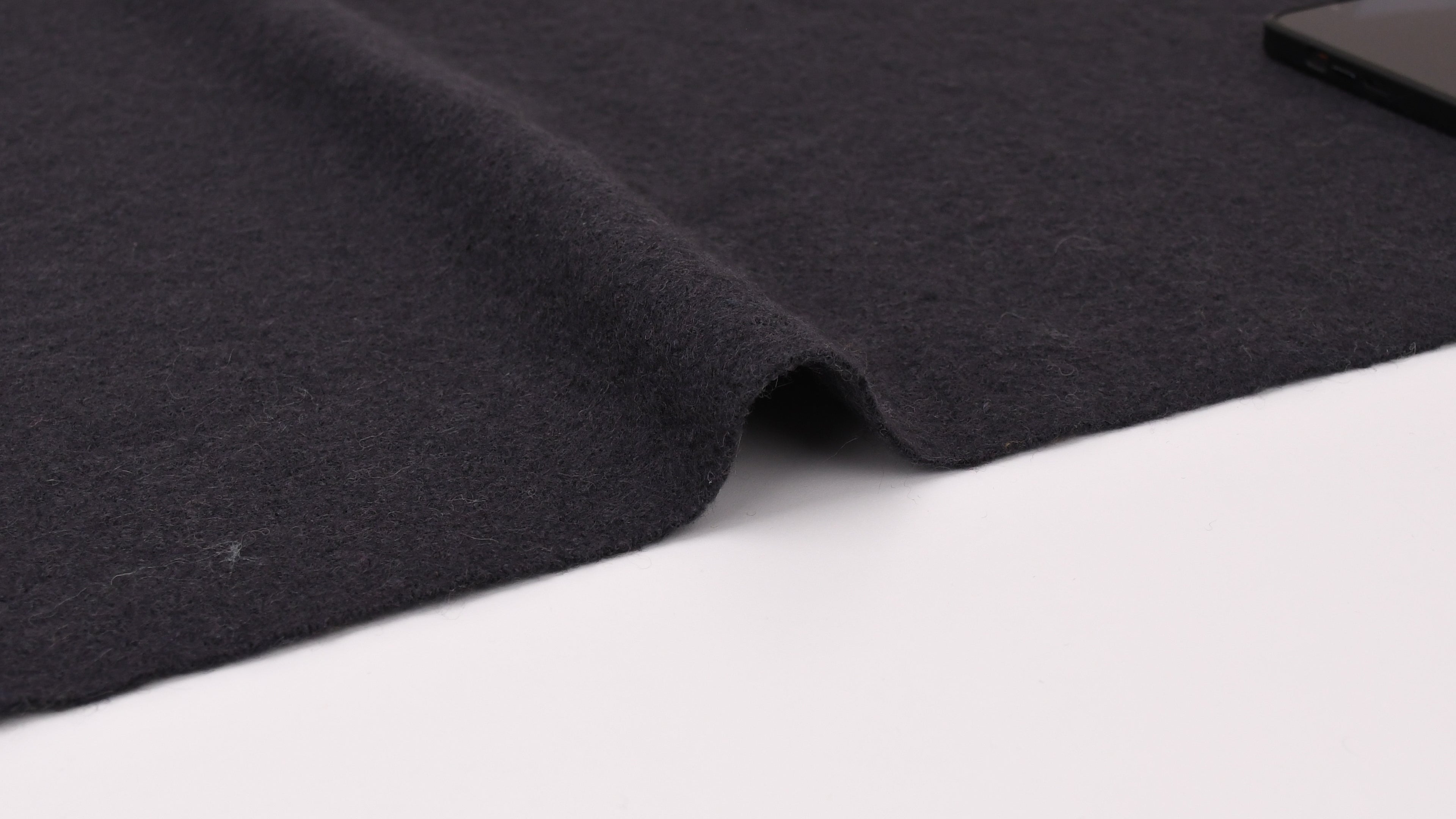 100% Pure Boiled Wool Coating Fabric- Charcoal