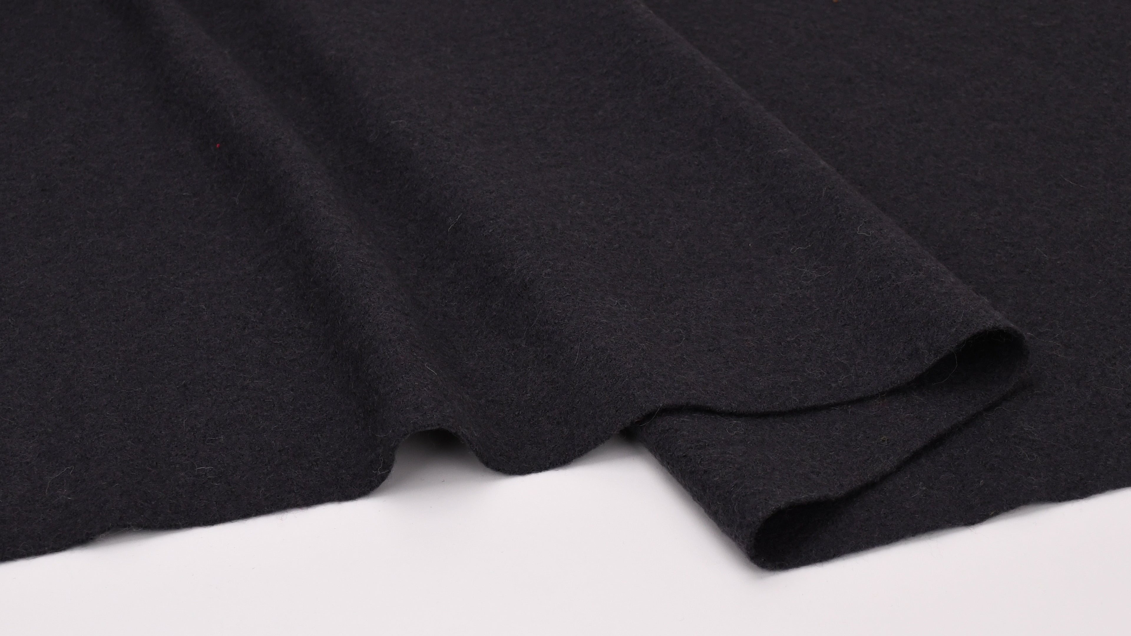 100% Pure Boiled Wool Coating Fabric- Charcoal