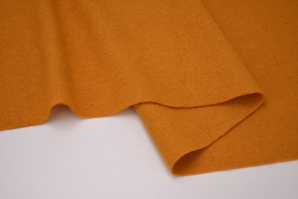 100% Pure Boiled Wool Coating Fabric- Sunflower