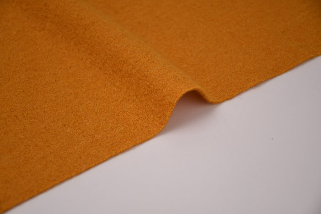 100% Pure Boiled Wool Coating Fabric- Sunflower