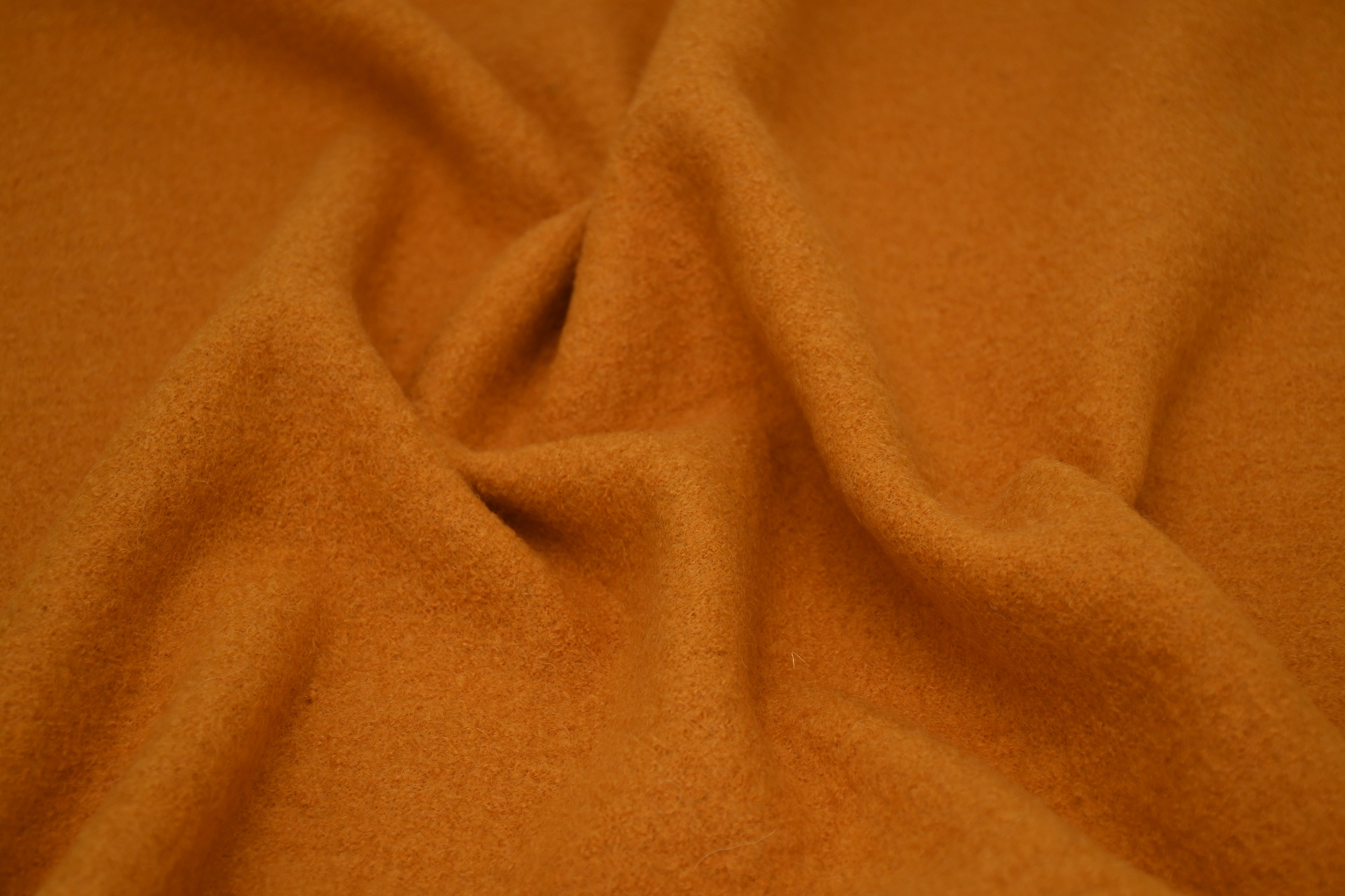 100% Pure Boiled Wool Coating Fabric- Sunflower