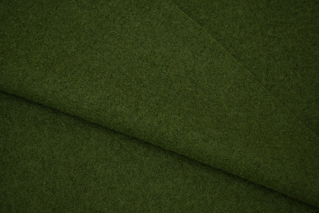100% Pure Boiled Wool Coating Fabric- Avocado