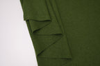 100% Pure Boiled Wool Coating Fabric- Avocado