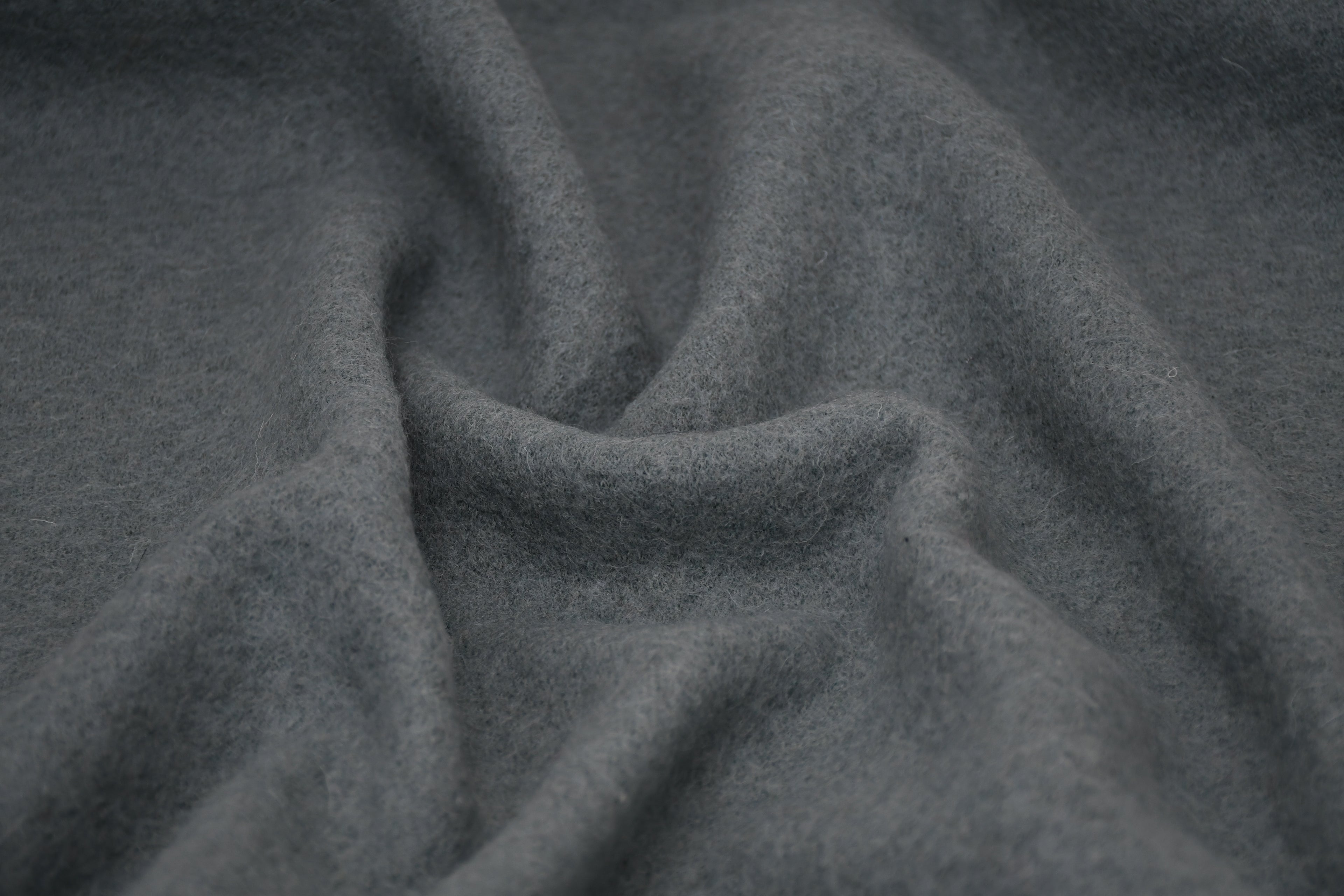 100% Pure Boiled Wool Coating Fabric - Powder Green