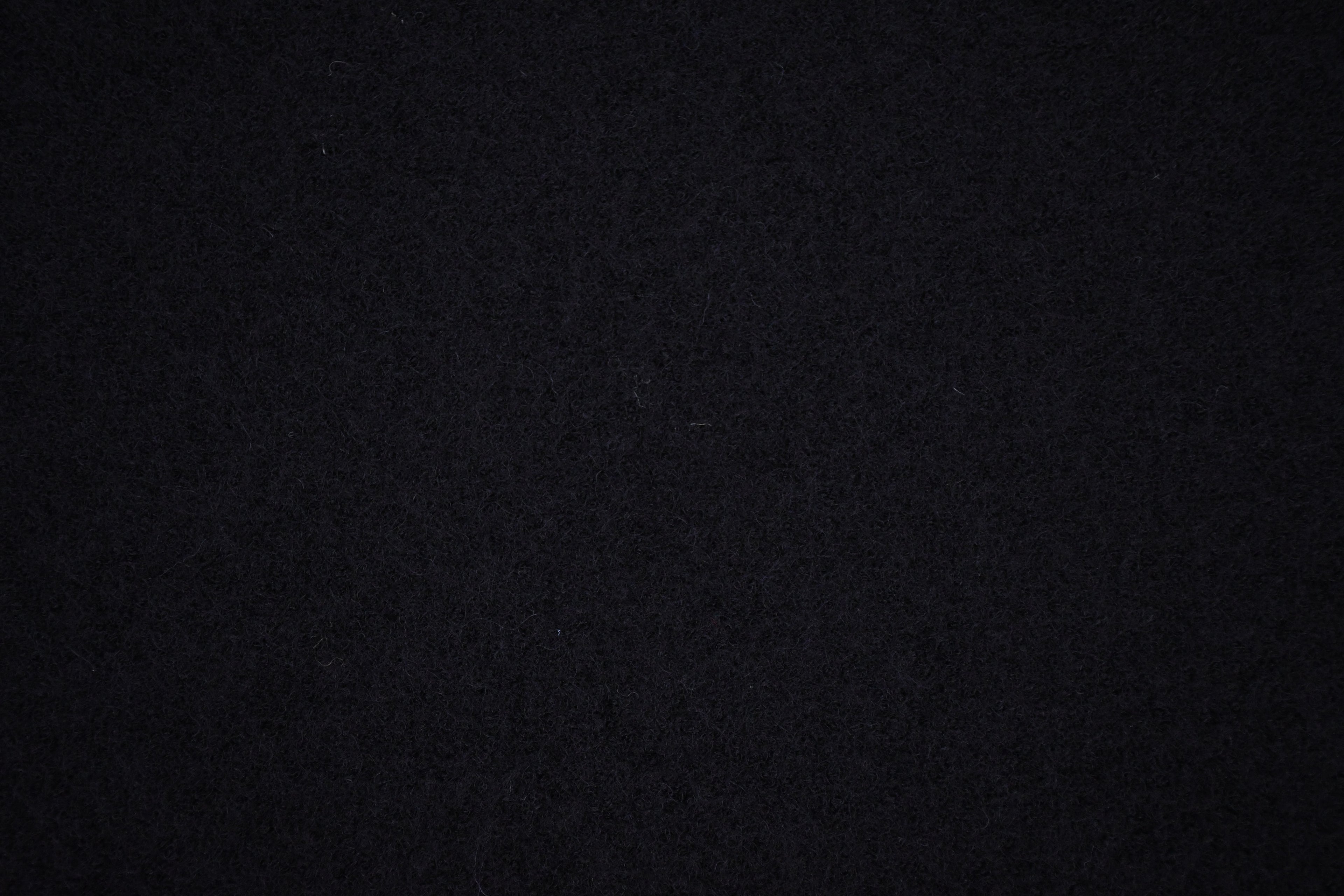 100% Pure Boiled Wool Coating Fabric - Black
