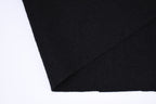 100% Pure Boiled Wool Coating Fabric - Black
