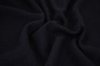 100% Pure Boiled Wool Coating Fabric - Black