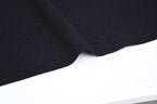 100% Pure Boiled Wool Coating Fabric - Black