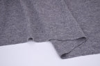 100% Pure Boiled Wool Coating Fabric - Heather Grey