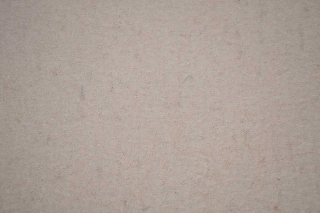100% Pure Boiled Wool Coating Fabric - Ivory