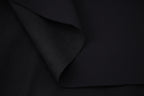 Softshell Fleece Water Repellent Fabric- Black