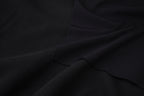 Softshell Fleece Water Repellent Fabric- Black