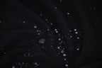 Softshell Fleece Water Repellent Fabric- Black