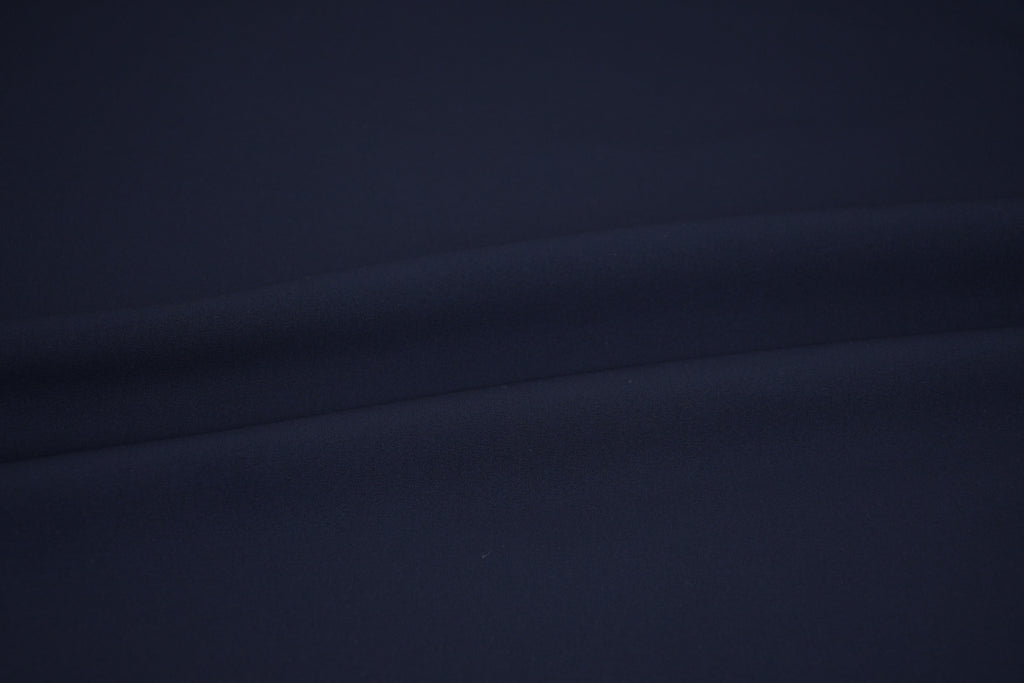 Softshell Fleece Water Repellent Fabric- Navy