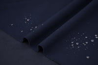 Softshell Fleece Water Repellent Fabric- Navy