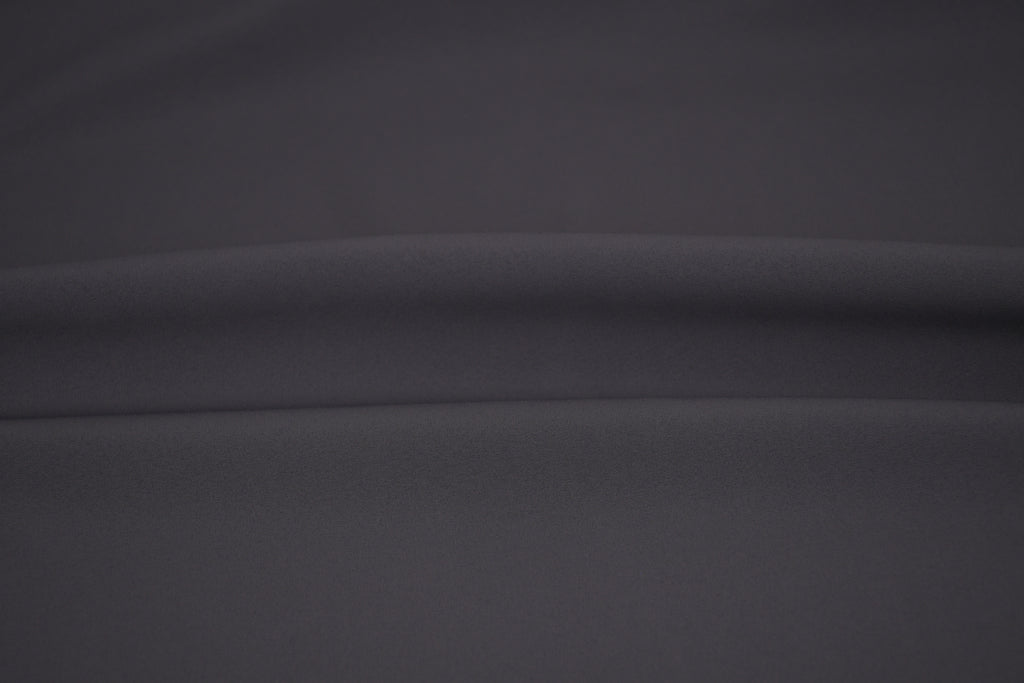 Softshell Fleece Water Repellent Fabric- Charcoal