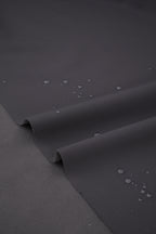 Softshell Fleece Water Repellent Fabric- Charcoal