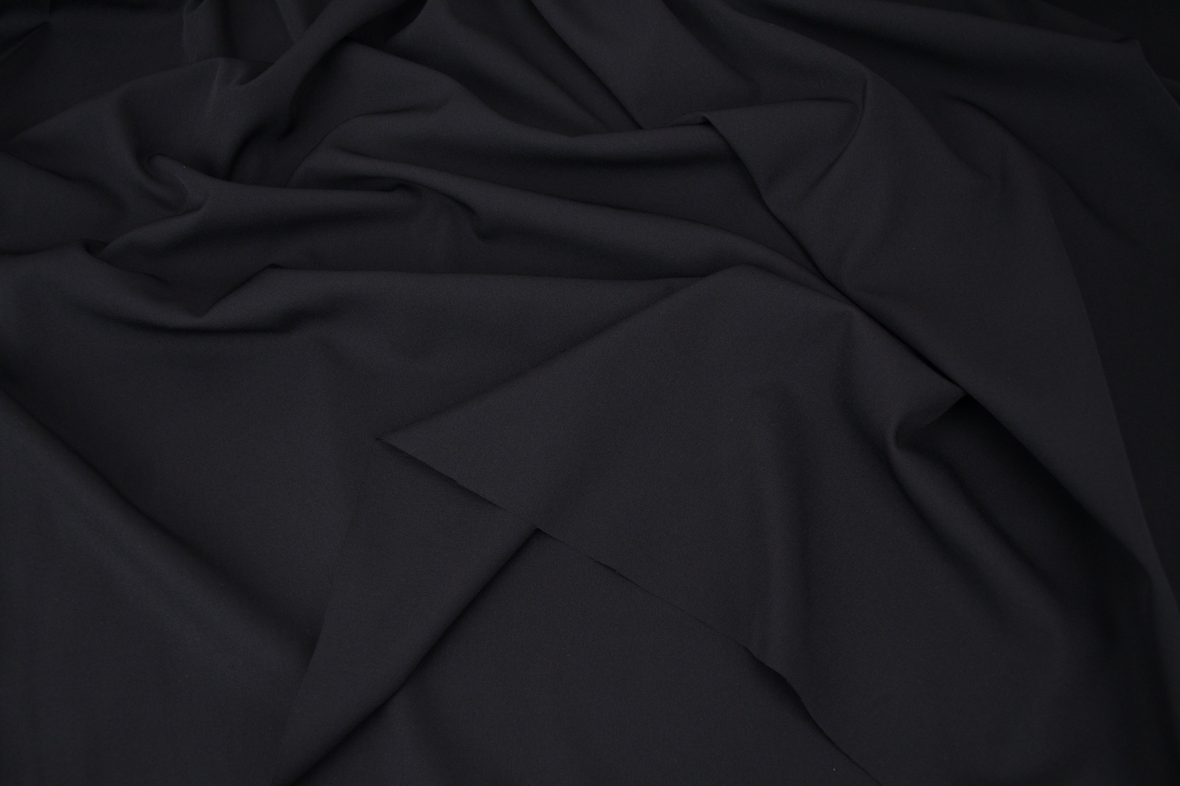 Quick-Dry Poly Spandex Fabric/ Moisture Wicking - Black