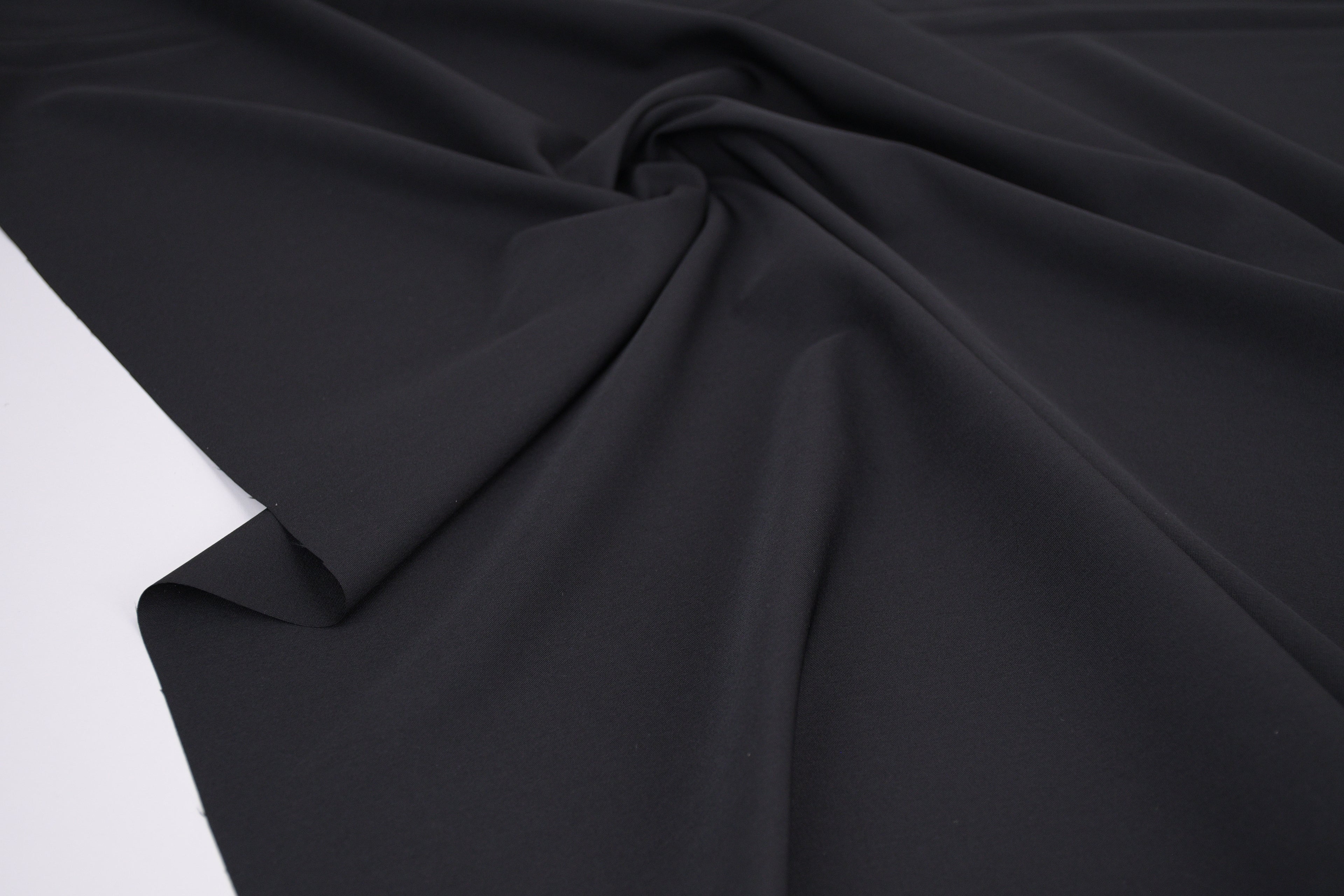 Quick-Dry Poly Spandex Fabric/ Moisture Wicking - Black