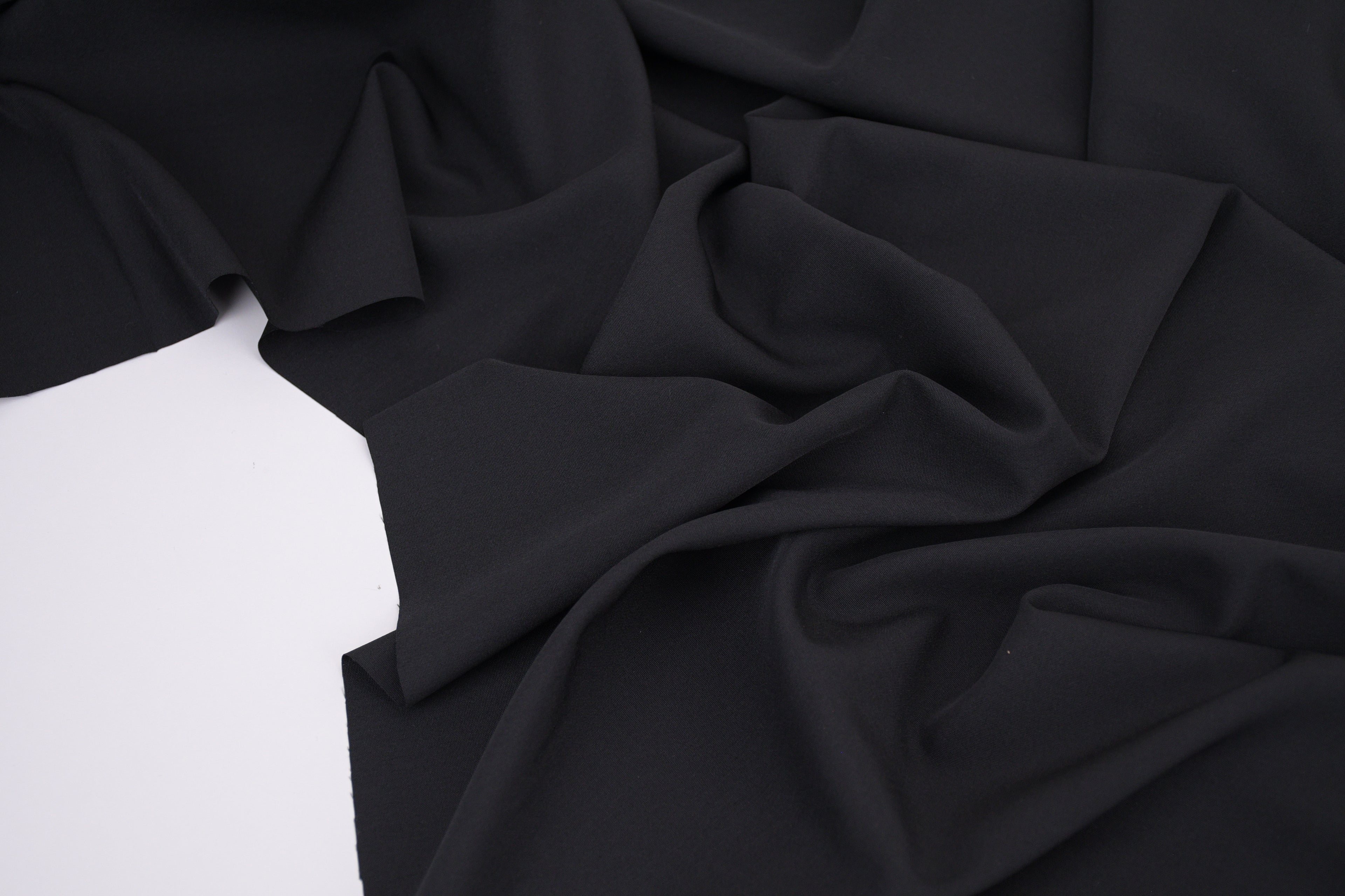 Quick-Dry Poly Spandex Fabric/ Moisture Wicking - Black