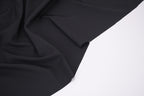 Quick-Dry Poly Spandex Fabric/ Moisture Wicking - Black