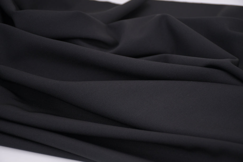 Quick-Dry Poly Spandex Fabric/ Moisture Wicking - Black