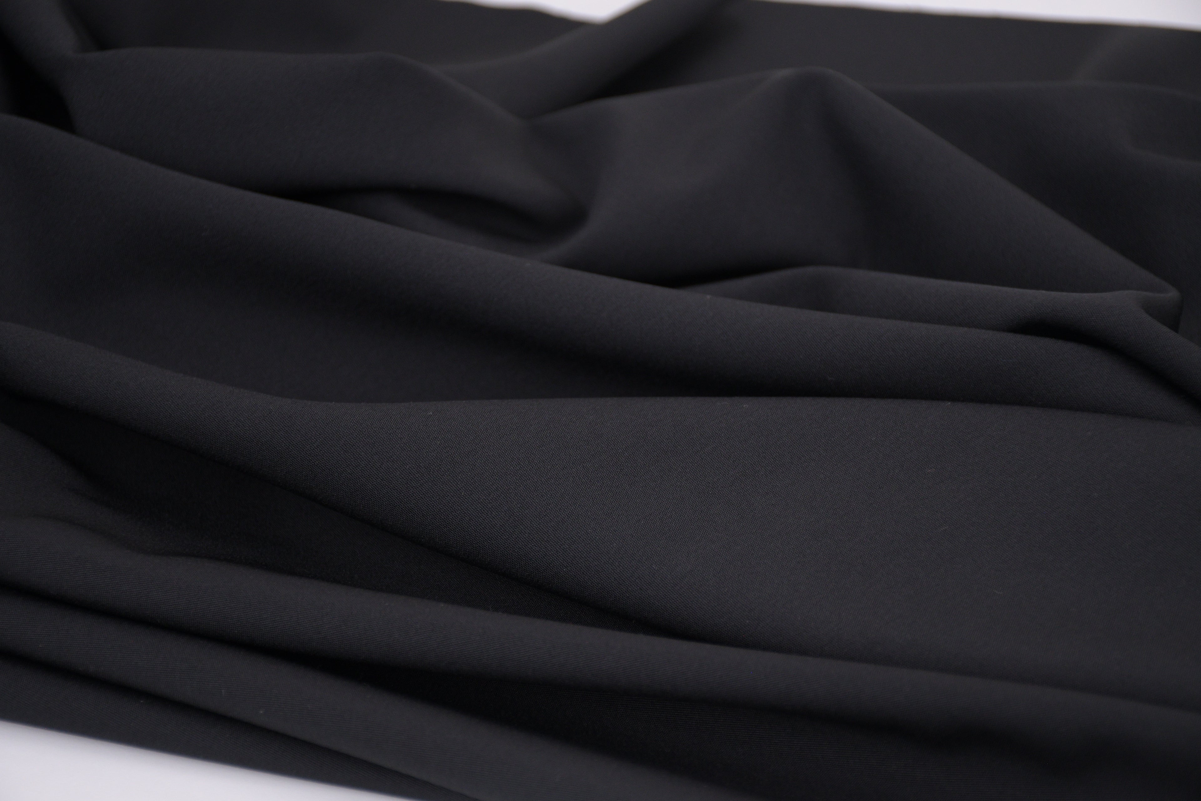 Quick-Dry Poly Spandex Fabric/ Moisture Wicking - Black