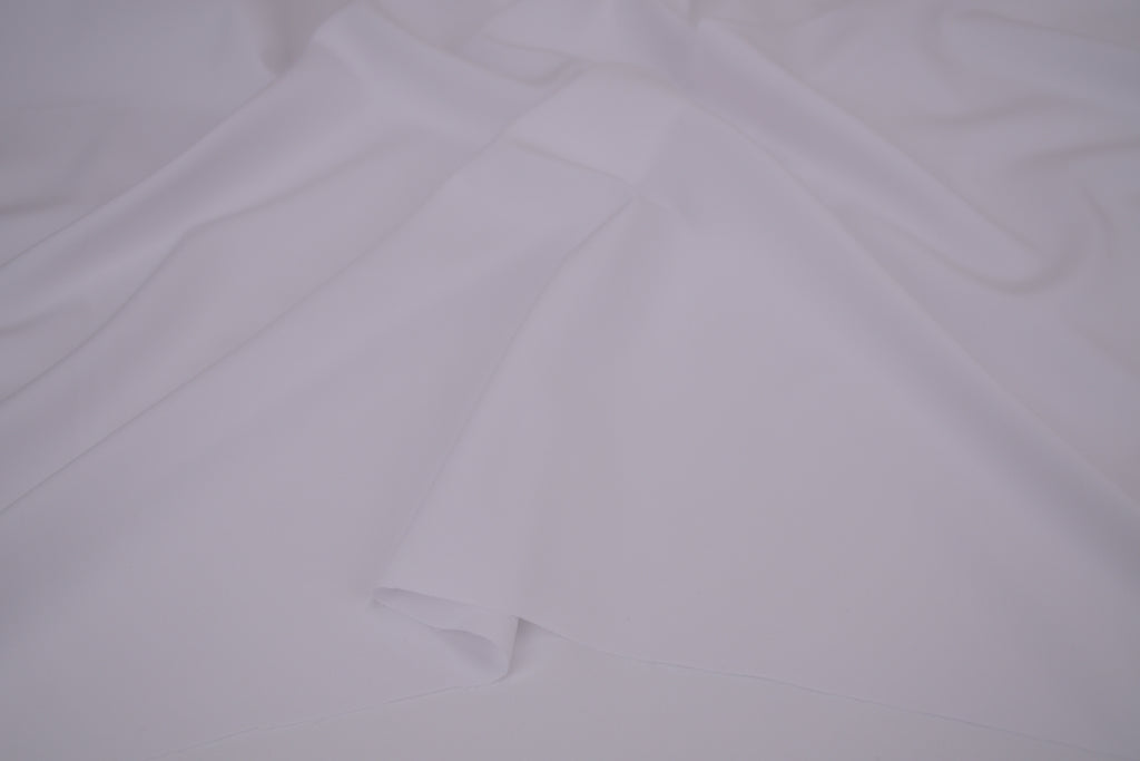 Quick-Dry Poly Spandex Fabric/ Moisture Wicking - Cloud White