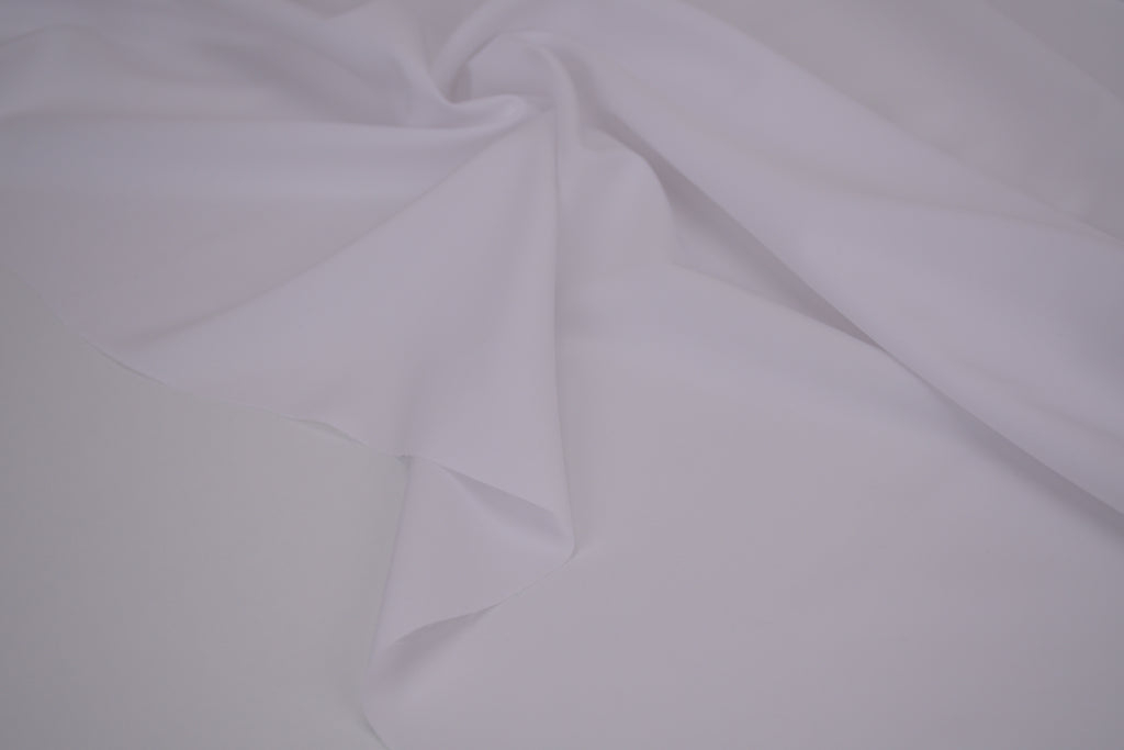Quick-Dry Poly Spandex Fabric/ Moisture Wicking - Cloud White
