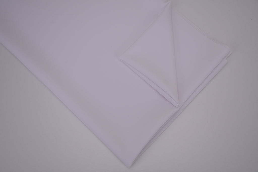 Quick-Dry Poly Spandex Fabric/ Moisture Wicking - Cloud White