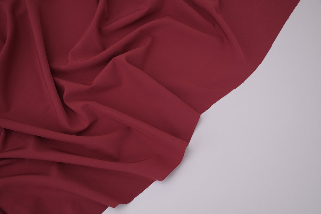 Quick-Dry Poly Spandex Fabric/ Moisture Wicking - Wine